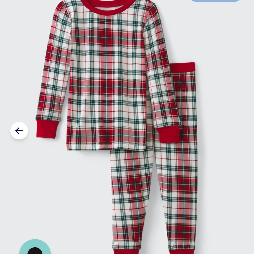 Holly Plaid Two-Piece Pajama Set Limited Edition